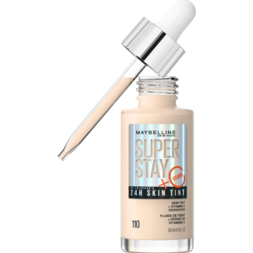 Maybelline Super Stay Up To 24Hr Skin Tint w/ Vitamin C | 110 | NEW MAKEUP